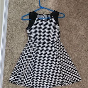 Black and white girls dress